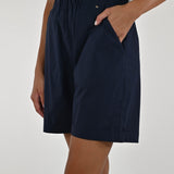 Bermuda risvolto cotone blu P1115816 BLU LALTRA|STORIA 