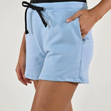 Shorts felpa cotone azzurro RGSF10 AZZURRO LALTRA|STORIA 