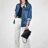 Giubbino denim over cotone HANA-528J36 JEANS LALTRA|STORIA 