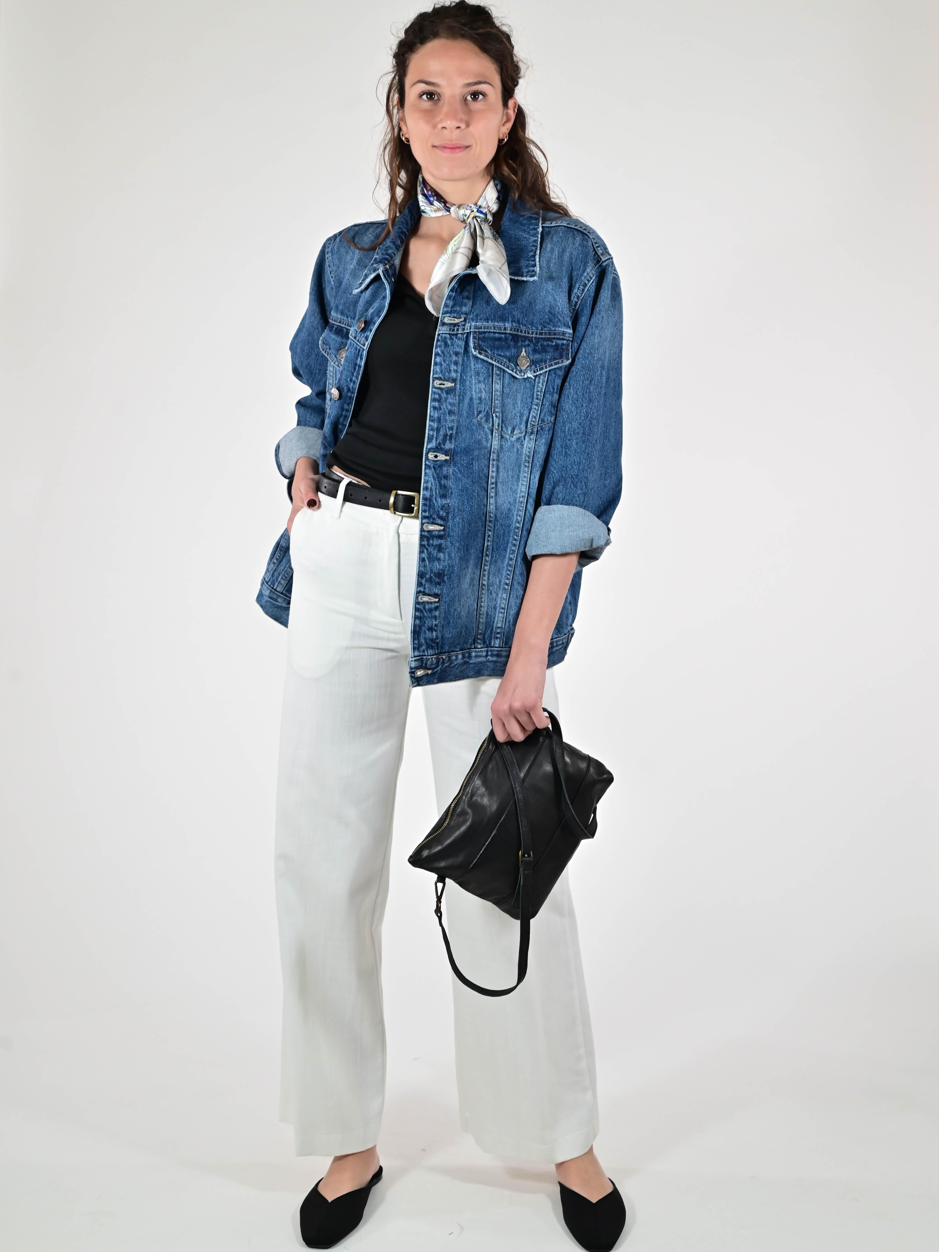 Giubbino denim over cotone HANA-528J36 JEANS LALTRA|STORIA 