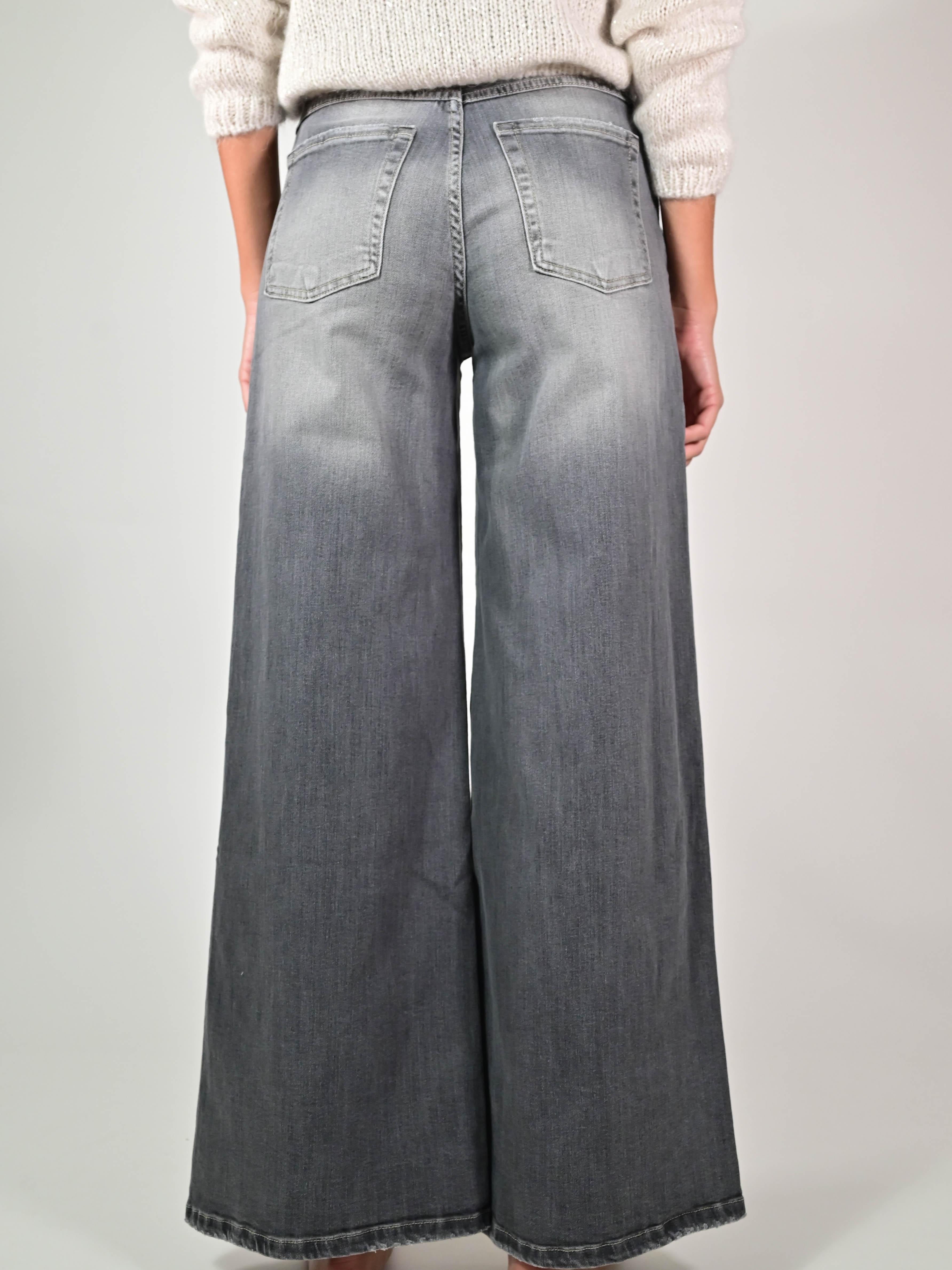 Jeans palazzo cotone BL206-424P33 GRIGIO LALTRA|STORIA 