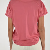 T-shirt girocollo cotone tulipano M1488-TP-BAS11 TULIPANO LALTRA|STORIA 