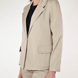 Giacca sfiancata cotone beige G1099136 BEIGE LALTRA|STORIA 