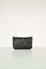 Pochette mini spalla vera pelle nero