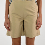 Shorts tasche lino cotone beige VB4463325 BEIGE LALTRA|STORIA 