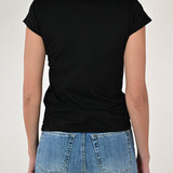 T-shirt basica cotone nera JS19729/9027 NERO LALTRA|STORIA 