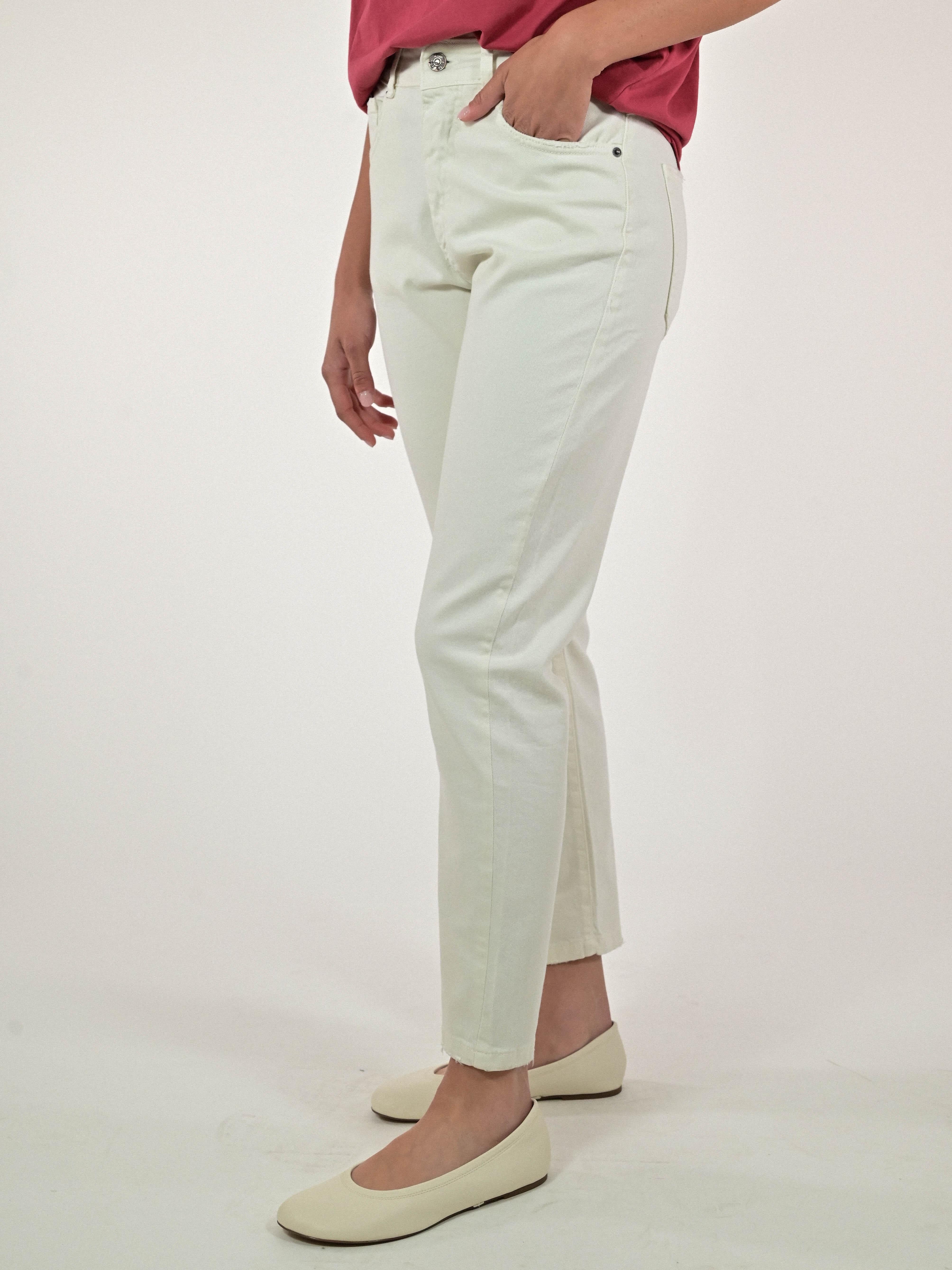 Jeans drill relaxed cotone burro BL342-535P32 BURRO LALTRA|STORIA 