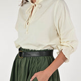Camicia laccio cotone burro C1108520 BURRO LALTRA|STORIA 
