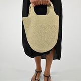 Borsa shopping rafia burro AMAL-0223 BURRO LALTRA|STORIA 