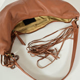 Borsa marsupio frange vera pelle cuoio GGAR12028 CUOIO LALTRA|STORIA 
