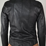 Giacchina spicchi vera pelle nera BHHA-0089FD79 NERO LALTRA|STORIA 