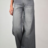 Jeans palazzo cotone BL206-424P33 GRIGIO LALTRA|STORIA 