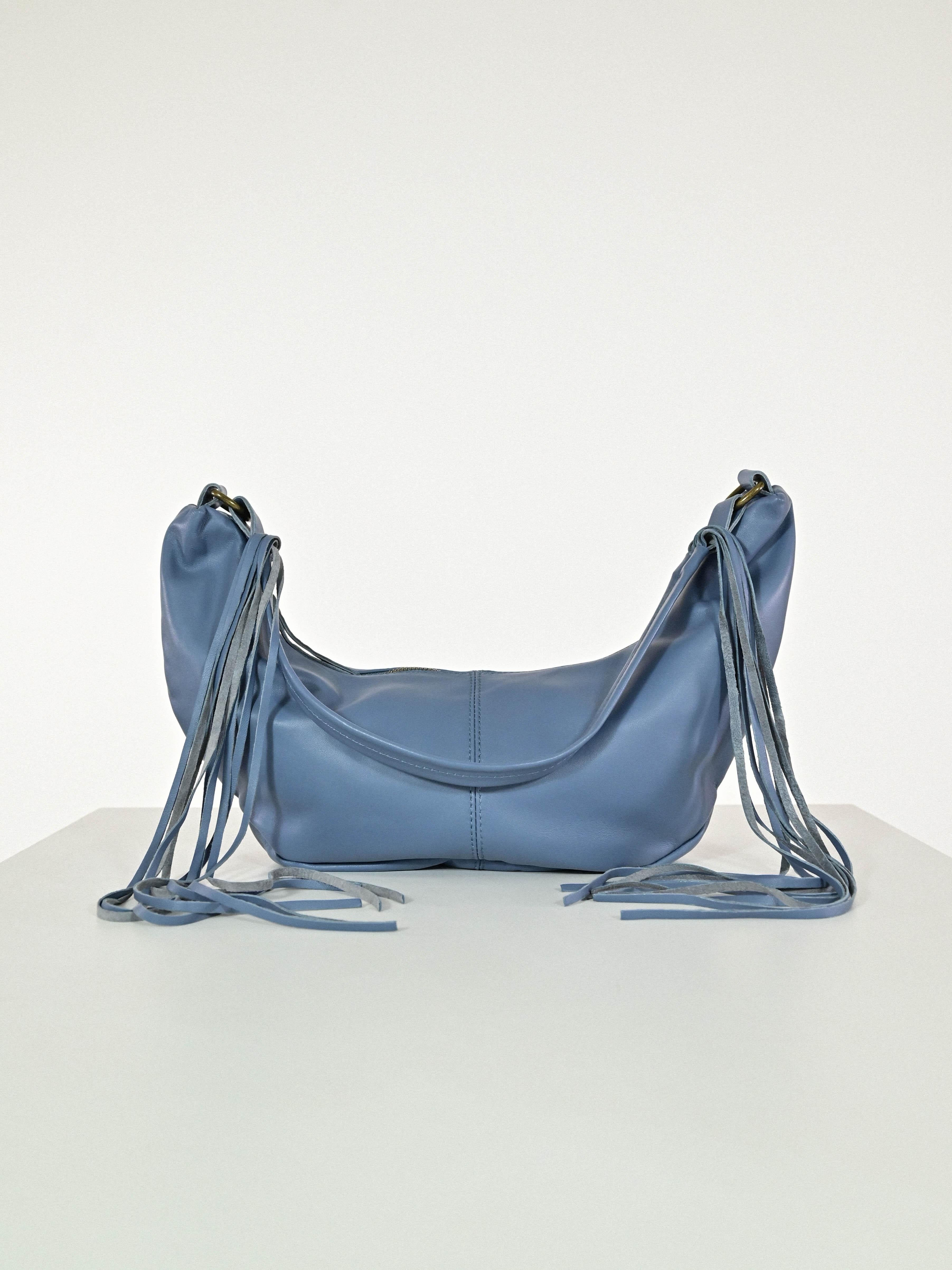 Borsa marsupio frange vera pelle jeans GGAR12028 JEANS LALTRA|STORIA 