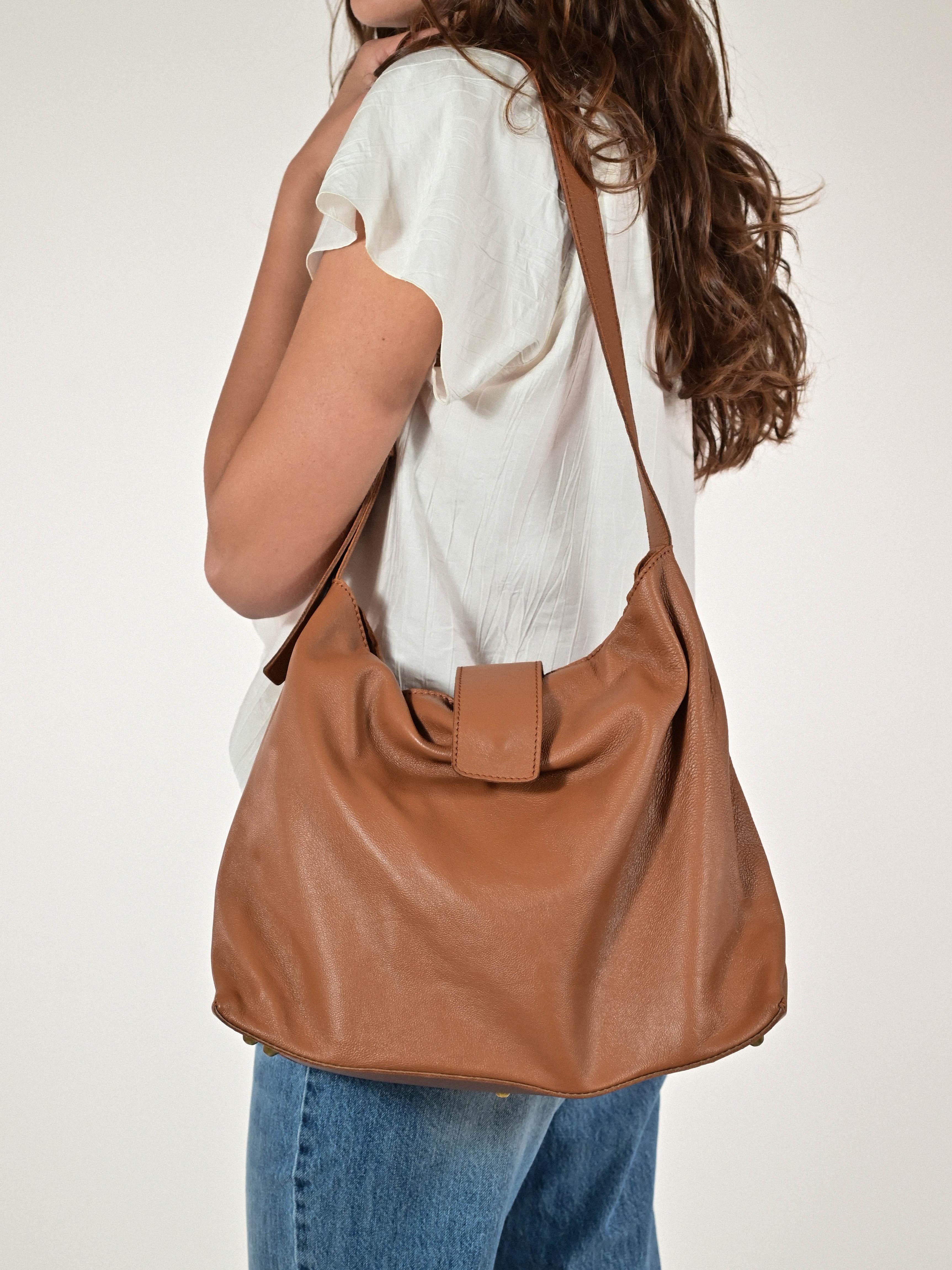 Borsa shopper calamita vera pelle cuoio GGAR15146 CUOIO LALTRA|STORIA 