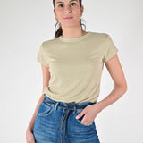 Maglia coste lurex manica corta oro JS19598/9178 ORO LALTRA|STORIA 