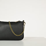 Pochette mini spalla vera pelle nero GGAR15523 NERO LALTRA|STORIA 