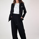 Blazer spacchi viscosa nero VBPE257560363 NERO LALTRA|STORIA 