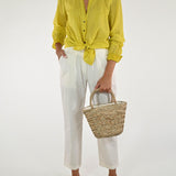 Camicia pizzo mussola cotone cdro C1108132 CEDRO LALTRA|STORIA 