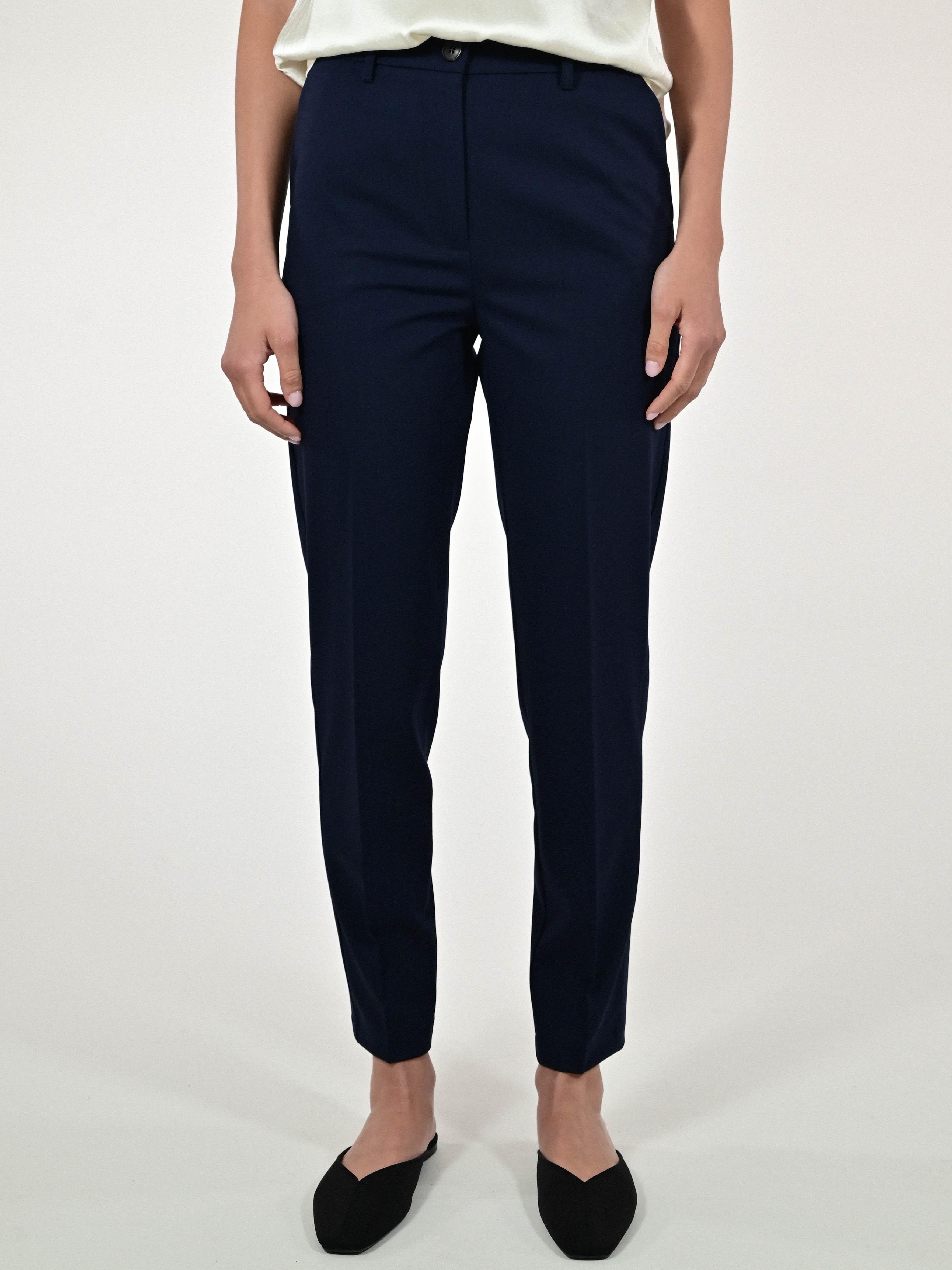 Pantalone sigaretta viscosa blu DCASAMI25PE0227 BLU LALTRA|STORIA 