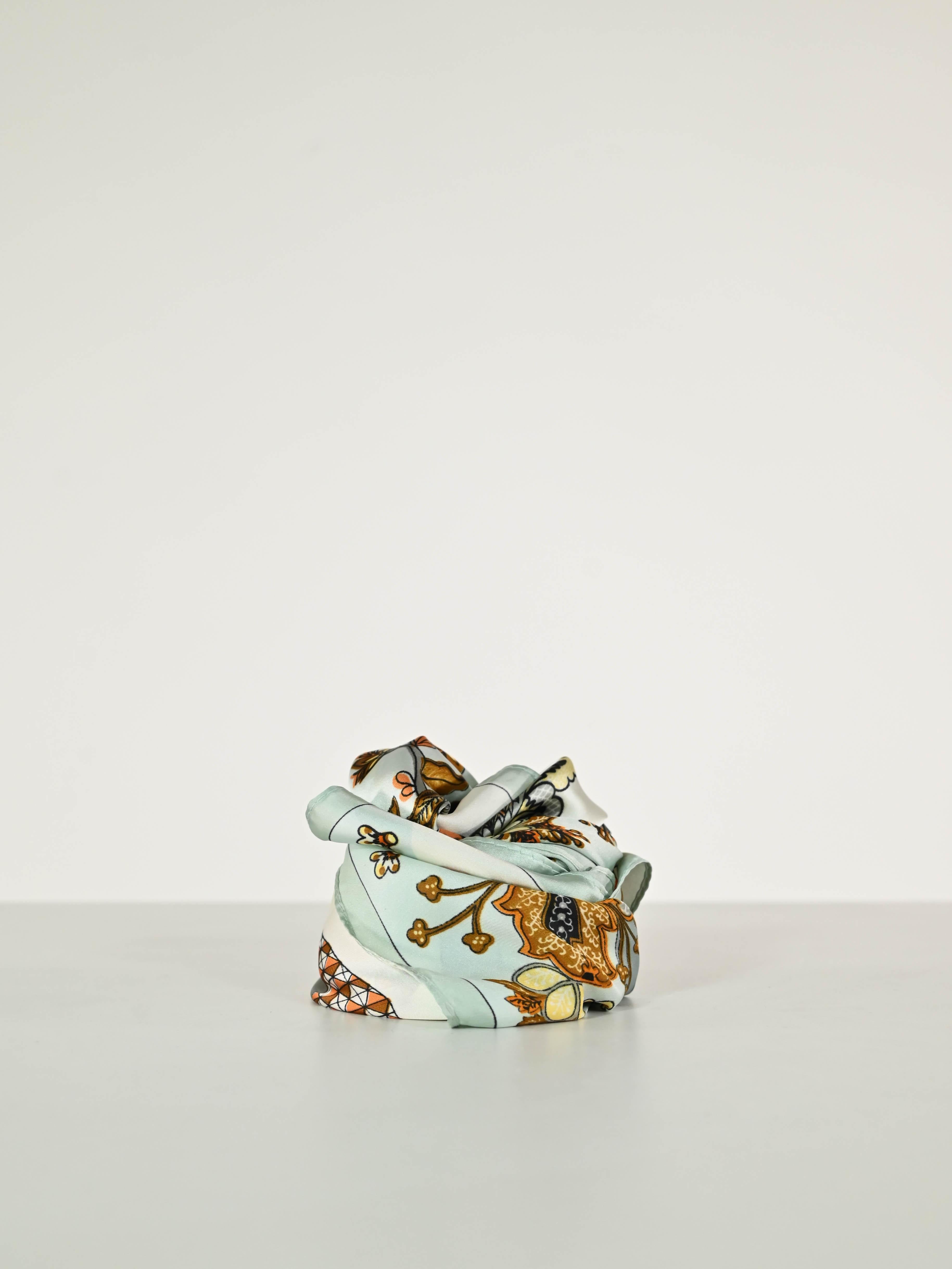 Foulard fantasia salvia KS-1116162 VERDE SALVIA LALTRA|STORIA 