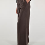 Pantalone palazzo modal marrone P1105728 MARRONE LALTRA|STORIA 