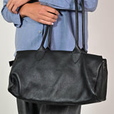 Borsa bauletto vera pelle GGAR11542 NERO LALTRA|STORIA 